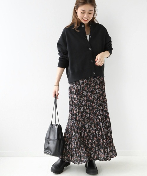JOURNAL STANDARD relume(ジャーナルスタンダード レリューム)の「ワッシャープリーツフレアスカート◆(スカート・レディース・ブラック系その他/グリーン・FREE)」の3枚目の写真