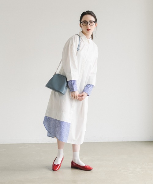 idem（イデム）の「gamaguchi shoulder bag/がま口ショルダーバッグ（ショルダーバッグ・レディース・カーキ/ブルー/キャメル/アイボリー/ベージュ/ブラック/ブラウン・FREE）」の15枚目の写真