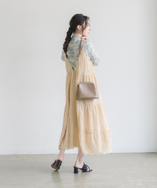 idem（イデム）の「gamaguchi shoulder bag/がま口ショルダーバッグ（ショルダーバッグ・レディース・カーキ/ブルー/キャメル/アイボリー/ベージュ/ブラック/ブラウン・FREE）」の13枚目の写真