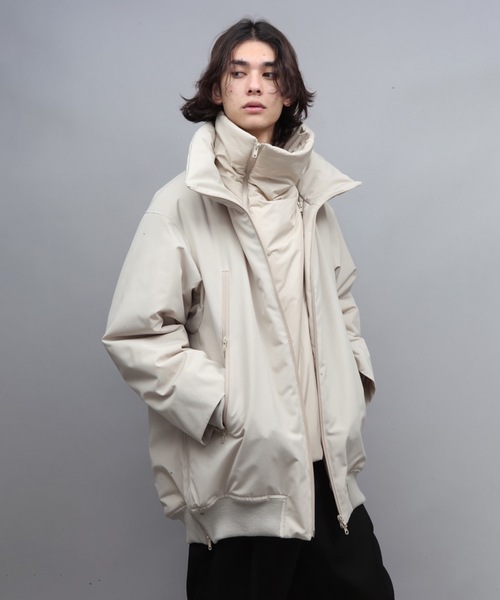 Ema ATO アトウ 48 ブルゾン アウター ナポレオンジャケット ato（アトウ）の「OVERSIZED WINDSHIELD BLOUSON（ブルゾン）」 - WEAR