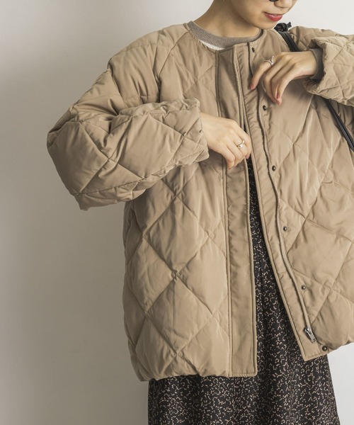 コクーンキルティングダウンジャケット URBAN RESEARCH チャコール URBAN RESEARCH（アーバンリサーチ）の「コクーンキルティング