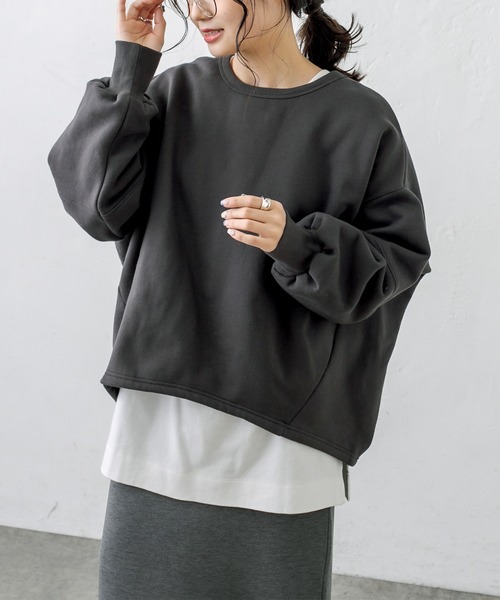 PUAL CE CIN（ピュアルセシン）の「【WEB限定】つい着たくなる。インナーTシャツ 2022（Tシャツ/カットソー・レディース・ホワイト/ブラック・FREE）」の10枚目の写真