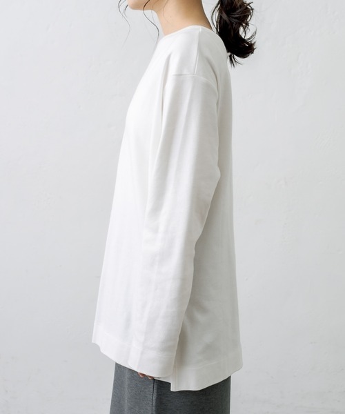 PUAL CE CIN（ピュアルセシン）の「【WEB限定】つい着たくなる。インナーTシャツ 2022（Tシャツ/カットソー・レディース・ホワイト/ブラック・FREE）」の14枚目の写真