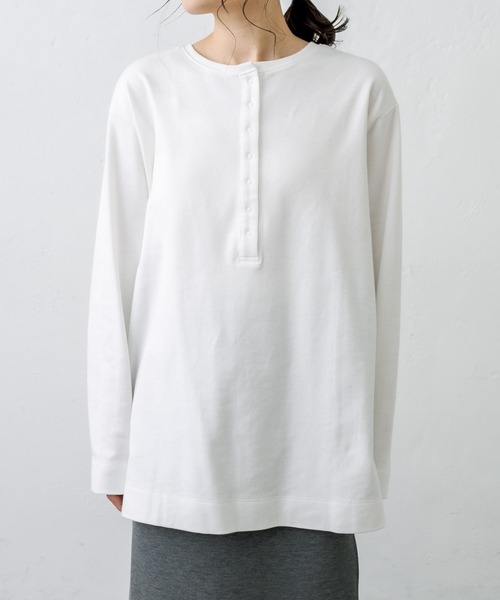 PUAL CE CIN（ピュアルセシン）の「【WEB限定】つい着たくなる。インナーTシャツ 2022（Tシャツ/カットソー・レディース・ホワイト/ブラック・FREE）」の12枚目の写真