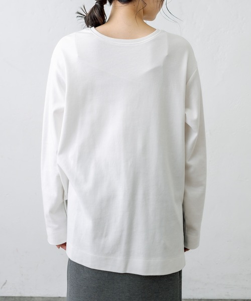 PUAL CE CIN（ピュアルセシン）の「【WEB限定】つい着たくなる。インナーTシャツ 2022（Tシャツ/カットソー・レディース・ホワイト/ブラック・FREE）」の18枚目の写真