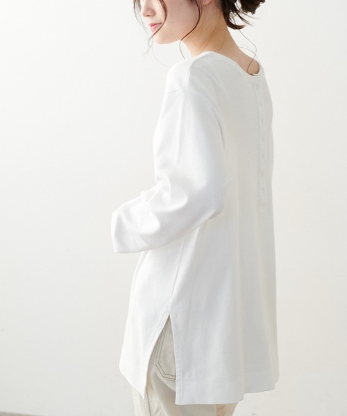 PUAL CE CIN（ピュアルセシン）の「【WEB限定】つい着たくなる。インナーTシャツ 2022（Tシャツ/カットソー・レディース・ホワイト/ブラック・FREE）」の16枚目の写真