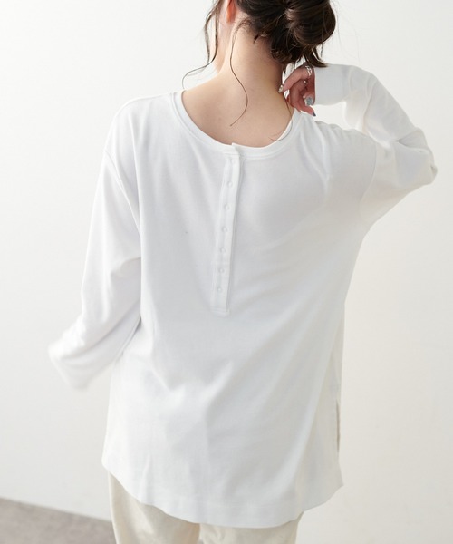 PUAL CE CIN（ピュアルセシン）の「【WEB限定】つい着たくなる。インナーTシャツ 2022（Tシャツ/カットソー・レディース・ホワイト/ブラック・FREE）」の7枚目の写真