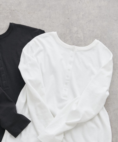PUAL CE CIN（ピュアルセシン）の「【WEB限定】つい着たくなる。インナーTシャツ 2022（Tシャツ/カットソー・レディース・ホワイト/ブラック・FREE）」の19枚目の写真