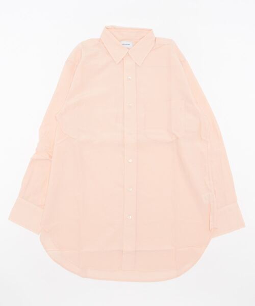 ARCH & LINE(アーチアンドライン)の「リヨセル混 長袖カラーシャツ Ly/Co COLOR SHIRT(シャツ/ブラウス・レディース・スミクロ/レモンイエロー/ピンク・3/2)」の11枚目の写真