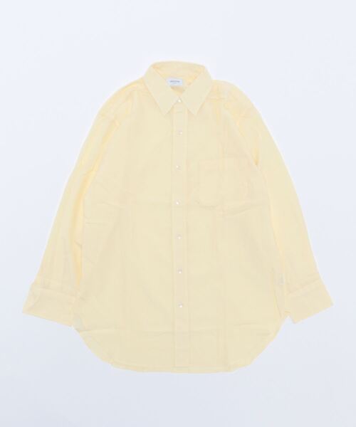 ARCH & LINE(アーチアンドライン)の「リヨセル混 長袖カラーシャツ Ly/Co COLOR SHIRT(シャツ/ブラウス・レディース・スミクロ/レモンイエロー/ピンク・3/2)」の12枚目の写真