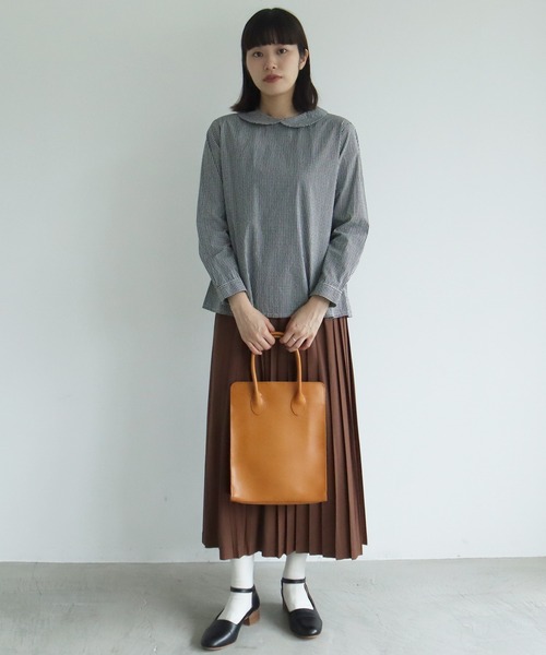 bulle de savon（ビュルデサボン）の「T/R ロングプリーツスカート（スカート・レディース・グレー/ブラック/ベージュ/ダークブラウン/モカ・FREE）」の20枚目の写真