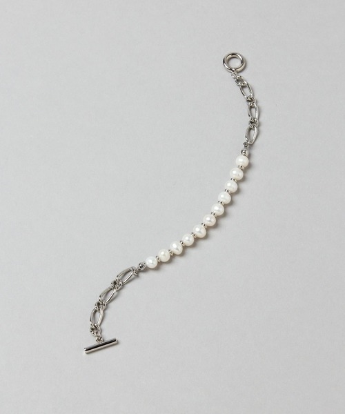 HARE（ハレ）の「ミニマルパールブレスレット(HARE)（ブレスレット・メンズ・オフホワイト・FREE）」の3枚目の写真