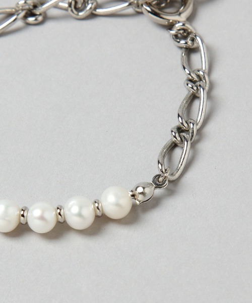 HARE（ハレ）の「ミニマルパールブレスレット(HARE)（ブレスレット・メンズ・オフホワイト・FREE）」の2枚目の写真