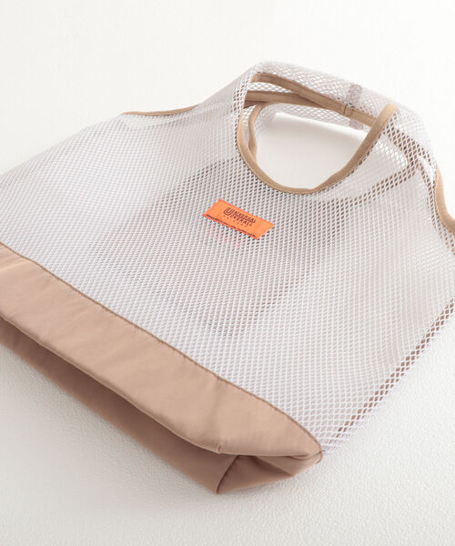 UNIVERSAL OVERALL（ユニバーサルオーバーオール）の「【UNIVERSAL OVERALL/ユニバーサルオーバーオール】Mesh tote bag メッシュトートバッグ（トートバッグ・メンズ・ホワイト/ブラック/オリーブ・FREE）」の17枚目の写真
