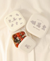 apres les cours（アプレレクール）の「tiny bear ランチボックス3Pセット（お弁当箱）」