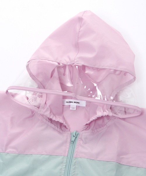 GLOBAL WORK（グローバルワーク）の「【キッズ】キッズバイカラーレインポンチョ/237828（ポンチョ・キッズ・ライトグリーン/ライトブルー・FREE）」の7枚目の写真