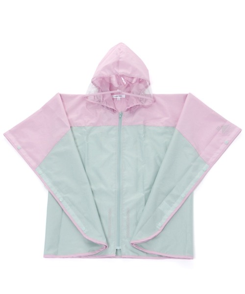 GLOBAL WORK（グローバルワーク）の「【キッズ】キッズバイカラーレインポンチョ/237828（ポンチョ・キッズ・ライトグリーン/ライトブルー・FREE）」の3枚目の写真