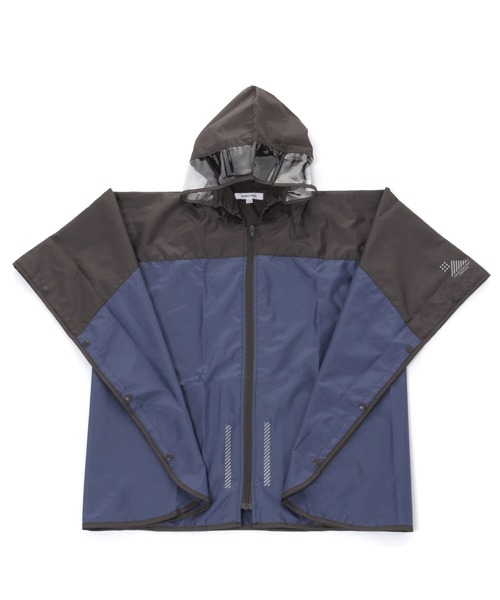 GLOBAL WORK（グローバルワーク）の「【キッズ】キッズバイカラーレインポンチョ/237828（ポンチョ・キッズ・ライトグリーン/ライトブルー・FREE）」の4枚目の写真