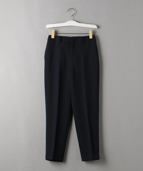 BEAUTY&YOUTH UNITED ARROWS(ビューティーアンドユースユナイテッドアローズ)の「BY ダブルクロス テーパード パンツ -ウォッシャブル-◆(スラックス・レディース・ナチュラル/ネイビー・S/M/L)」の6枚目の写真