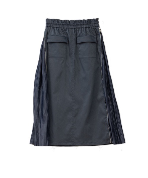 La SRIC（ラスリック）の「La SRIC / サイドZIPプリーツSK（スカート・レディース・ネイビー/キャメル・38）」の19枚目の写真