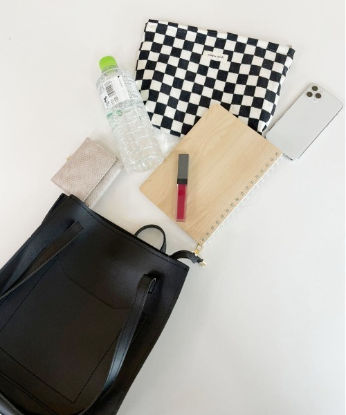 PairPair(ペアペア)の「合皮トートバッグ(トートバッグ・レディース・ブラック・FREE)」の8枚目の写真