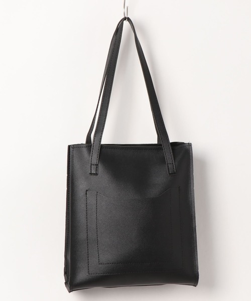 PairPair(ペアペア)の「合皮トートバッグ(トートバッグ・レディース・ブラック・FREE)」の9枚目の写真