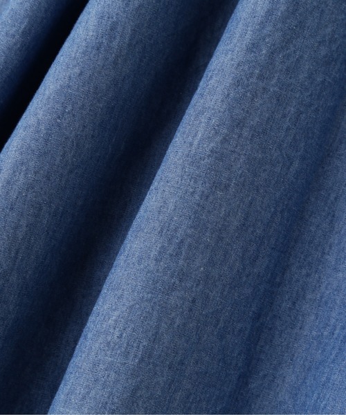 PROPORTION BODY DRESSING（プロポーションボディドレッシング）の「シャンブレーフレアースカート / 1212120316（スカート・レディース・ブルー/ダークネイビー・SMALL/MEDIUM）」の10枚目の写真