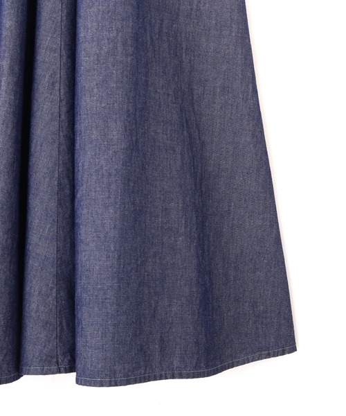 PROPORTION BODY DRESSING（プロポーションボディドレッシング）の「シャンブレーフレアースカート / 1212120316（スカート・レディース・ブルー/ダークネイビー・SMALL/MEDIUM）」の14枚目の写真