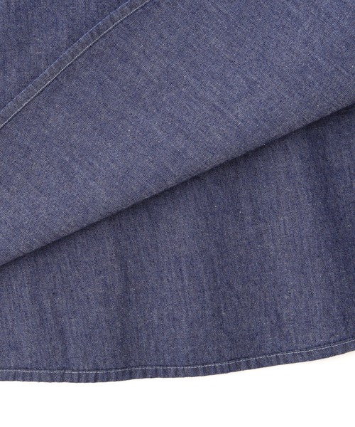 PROPORTION BODY DRESSING（プロポーションボディドレッシング）の「シャンブレーフレアースカート / 1212120316（スカート・レディース・ブルー/ダークネイビー・SMALL/MEDIUM）」の16枚目の写真