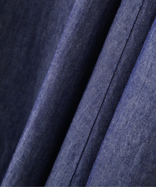 PROPORTION BODY DRESSING（プロポーションボディドレッシング）の「シャンブレーフレアースカート / 1212120316（スカート・レディース・ブルー/ダークネイビー・SMALL/MEDIUM）」の17枚目の写真