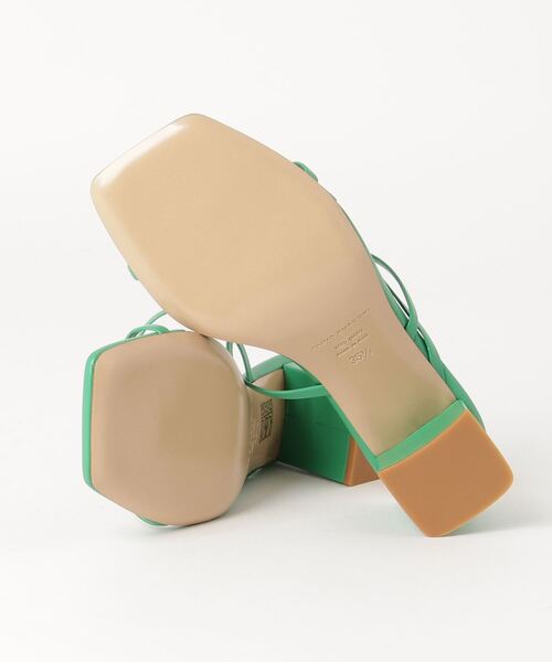 FABIO RUSCONI（ファビオルスコーニ）の「【FABIO RUSCONI/ファビオ ルスコーニ】スクエアヒールストラップサンダル【MAISON SPECIAL/メゾンスペシャル】（サンダル・レディース・ブラック/オレンジ/ブルー/グリーン・37.5/36.5）」の6枚目の写真