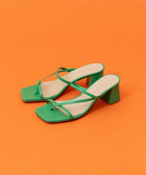 FABIO RUSCONI（ファビオルスコーニ）の「【FABIO RUSCONI/ファビオ ルスコーニ】スクエアヒールストラップサンダル【MAISON SPECIAL/メゾンスペシャル】（サンダル・レディース・ブラック/オレンジ/ブルー/グリーン・37.5/36.5）」の18枚目の写真