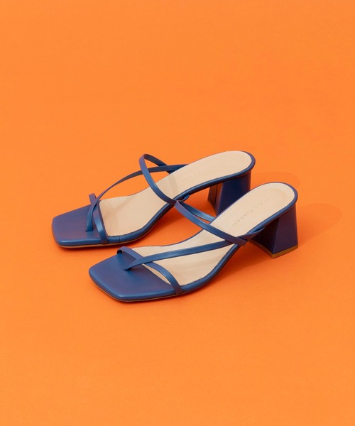 FABIO RUSCONI（ファビオルスコーニ）の「【FABIO RUSCONI/ファビオ ルスコーニ】スクエアヒールストラップサンダル【MAISON SPECIAL/メゾンスペシャル】（サンダル・レディース・ブラック/オレンジ/ブルー/グリーン・37.5/36.5）」の16枚目の写真