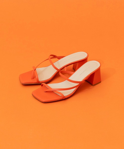 FABIO RUSCONI（ファビオルスコーニ）の「【FABIO RUSCONI/ファビオ ルスコーニ】スクエアヒールストラップサンダル【MAISON SPECIAL/メゾンスペシャル】（サンダル・レディース・ブラック/オレンジ/ブルー/グリーン・37.5/36.5）」の17枚目の写真