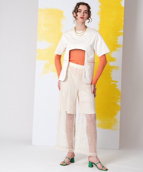 FABIO RUSCONI（ファビオルスコーニ）の「【FABIO RUSCONI/ファビオ ルスコーニ】スクエアヒールストラップサンダル【MAISON SPECIAL/メゾンスペシャル】（サンダル・レディース・ブラック/オレンジ/ブルー/グリーン・37.5/36.5）」の10枚目の写真