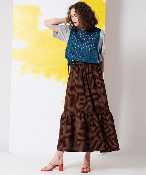 FABIO RUSCONI（ファビオルスコーニ）の「【FABIO RUSCONI/ファビオ ルスコーニ】スクエアヒールストラップサンダル【MAISON SPECIAL/メゾンスペシャル】（サンダル・レディース・ブラック/オレンジ/ブルー/グリーン・37.5/36.5）」の15枚目の写真