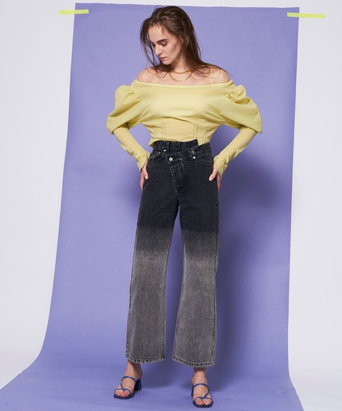 FABIO RUSCONI（ファビオルスコーニ）の「【FABIO RUSCONI/ファビオ ルスコーニ】スクエアヒールストラップサンダル【MAISON SPECIAL/メゾンスペシャル】（サンダル・レディース・ブラック/オレンジ/ブルー/グリーン・37.5/36.5）」の8枚目の写真