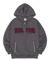 【送料込】 SCULPTOR（スカルプター）の「Varsity Track Hoodie/バー Zip-Up トップス