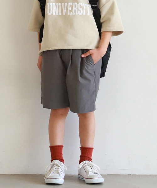 coca（coca）（コカ）の「キッズ シャカシャカナイロンショートパンツ（その他パンツ・キッズ・ブラック/パープル/グリーン/チャコール/カーキ・100/110/120/130/140）」の3枚目の写真