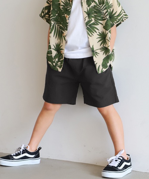 coca（coca）（コカ）の「キッズ シャカシャカナイロンショートパンツ（その他パンツ・キッズ・ブラック/パープル/グリーン/チャコール/カーキ・100/110/120/130/140）」の2枚目の写真