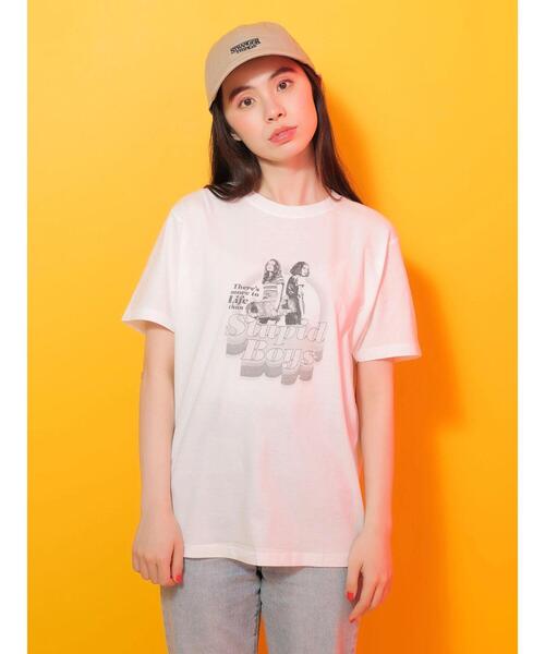 Green　Parks（グリーンパークス）の「■STRANGER THINGS MAX&ELEVEN T（Tシャツ/カットソー・レディース・オフホワイト・FREE）」の20枚目の写真