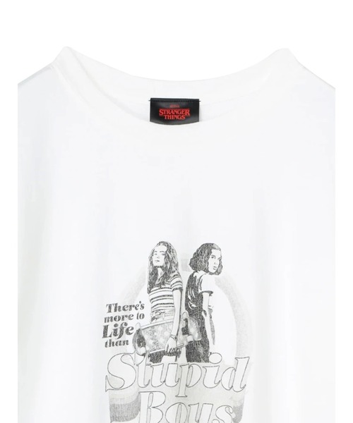 Green　Parks（グリーンパークス）の「■STRANGER THINGS MAX&ELEVEN T（Tシャツ/カットソー・レディース・オフホワイト・FREE）」の12枚目の写真