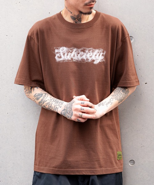 Subciety（サブサエティ）の「SMOKE TEE（Tシャツ/カットソー・メンズ・ブラック/ブラウン/グリーン・SMALL/MEDIUM/LARGE/X-LARGE/XX-LARGE）」の2枚目の写真