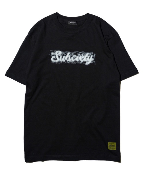 Subciety（サブサエティ）の「SMOKE TEE（Tシャツ/カットソー・メンズ・ブラック/ブラウン/グリーン・SMALL/MEDIUM/LARGE/X-LARGE/XX-LARGE）」の6枚目の写真