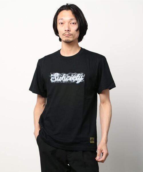 Subciety（サブサエティ）の「SMOKE TEE（Tシャツ/カットソー・メンズ・ブラック/ブラウン/グリーン・SMALL/MEDIUM/LARGE/X-LARGE/XX-LARGE）」の12枚目の写真
