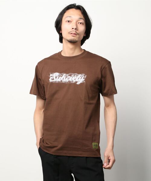 Subciety（サブサエティ）の「SMOKE TEE（Tシャツ/カットソー・メンズ・ブラック/ブラウン/グリーン・SMALL/MEDIUM/LARGE/X-LARGE/XX-LARGE）」の13枚目の写真