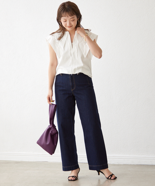 SLOBE IENA OUD ウード シアーＴシャツ カットソー 半袖 イエナ セール】【OUD/ウード】 シアーTシャツ（Tシャツ/カットソー