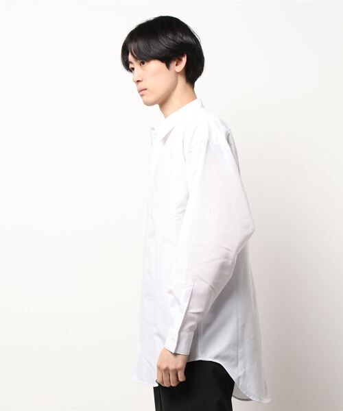 WHITELAND（ホワイトランド）の「[LAB限定]WHITELAND/ホワイトランド/PLWL ｼﾝﾌﾟﾙｼｬﾂ（シャツ/ブラウス・メンズ・ホワイト・FREE）」の2枚目の写真