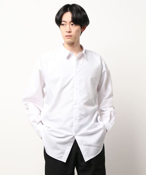 WHITELAND（ホワイトランド）の「[LAB限定]WHITELAND/ホワイトランド/PLWL ｼﾝﾌﾟﾙｼｬﾂ（シャツ/ブラウス・メンズ・ホワイト・FREE）」の6枚目の写真