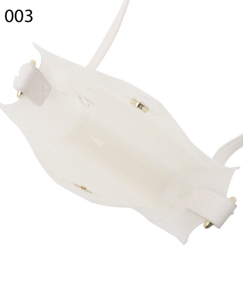 THE SHOP TK （ザ ショップ ティーケー ）の「◆2連スクエアショルダーバッグ（ショルダーバッグ・レディース・ブラック/オフホワイト/サンドベージュ/ダークパープル・99）」の14枚目の写真